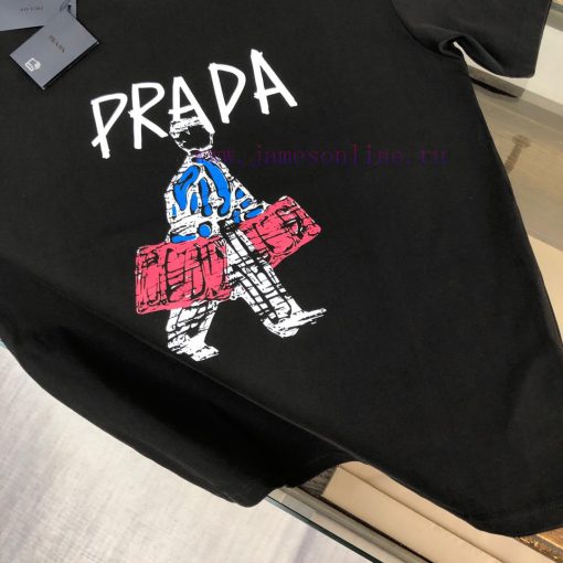 PRADA PRADA2025ss Traveler Element Triangle T-shirtFriends Who Are Tired Of Classic Styles Come yygal0lv - Image 8