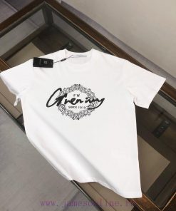 GVC Givenchy 2025 Spring/Summer Short Sleeved T-shirt Customized With Exclusive Pure Cotton Fab 7o0g23lf