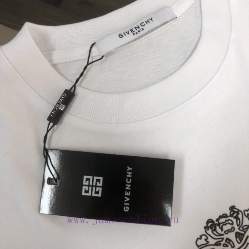 GVC Givenchy 2025 Spring/Summer Short Sleeved T-shirt Customized With Exclusive Pure Cotton Fab 7o0g23lf - Image 5