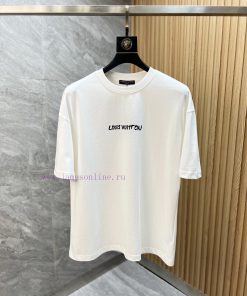 LV/Louis Vuitton 2025 Trendy Brand Couple's Style Classic Logo Printed Round Neck T-shirt Sprin mauz7kqr