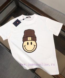 Louis Vuitton/LV Summer New Round Neck Short Sleeve T-shirt 270g Heavy Duty High End Pure Cotto mqpg7c3b