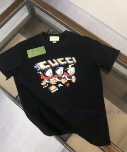 GUCCI's New Summer Round Neck Short Sleeved T-shirt Weighs 270 Grams And Is Made Of High-qualit tc24tbqc