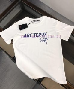 ARCTERYX Summer New Round Neck Short Sleeve T-shirt 270g Heavy Duty High End Pure Cotton Fabric 8a02qhqr