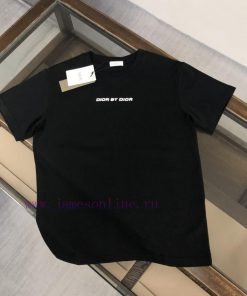 DIOR's New Summer Round Neck Short Sleeved T-shirt Weighs 270 Grams And Is Made Of High-end Pur 6ey0slo2