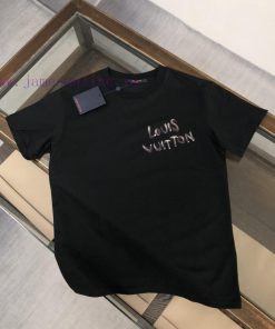 Louis Vuitton/LV Summer New Round Neck Short Sleeve T-shirt 270g Heavy Duty High End Pure Cotto f0y6424z