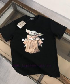 BALENCIAGA's New Summer Round Neck Short Sleeved T-shirt From Balenciaga Made Of 270g Heavy-dut nnkeqx7u