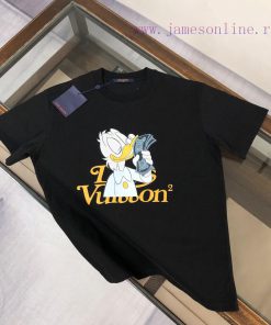 Louis Vuitton/LV Summer New Round Neck Short Sleeve T-shirt 270g Heavy Duty High End Pure Cotto 5n4ru7wa