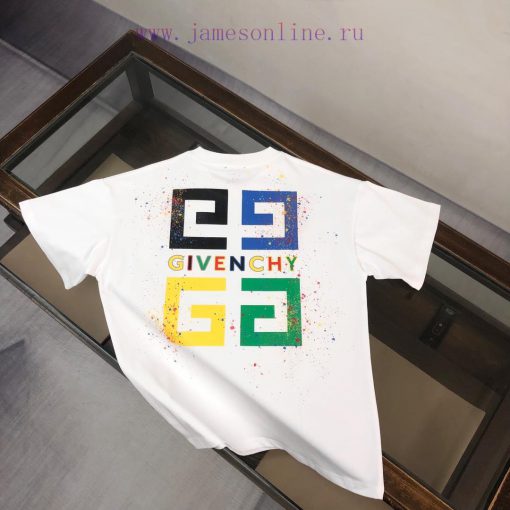 GIV * ENCHY Givenchy 25ss Round Neck Short Sleeve T-shirt - Available For Customized Fabric. Th e6n2tar5 - Image 3