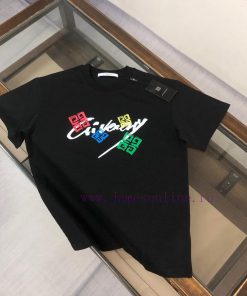 GIVENCHY 25 Spring/Summer Short Sleeve Round Neck Couple's T-shirt~Exquisite Upgraded Printed L ro3sm8h2