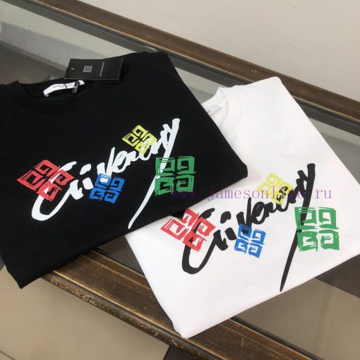GIVENCHY 25 Spring/Summer Short Sleeve Round Neck Couple's T-shirt~Exquisite Upgraded Printed L ro3sm8h2 - Image 3