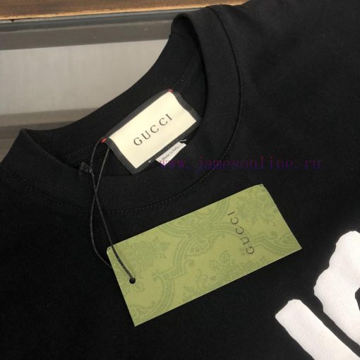 GUCCI's New Summer Round Neck Short Sleeved T-shirt Is Made Of High-end Pure Cotton Fabric With p1uj4m5c - Image 5