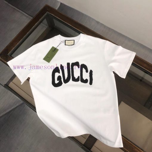 GUCCI's New Summer Round Neck Short Sleeved T-shirt Is Made Of High-end Pure Cotton Fabric With zwj2a6a7