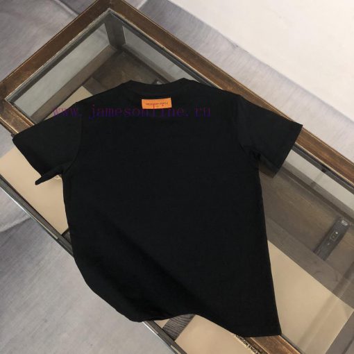 LV Summer New Round Neck Short Sleeve T-shirt 270g Heavy Duty High End Pure Cotton Fabric With o7ap814q - Image 10