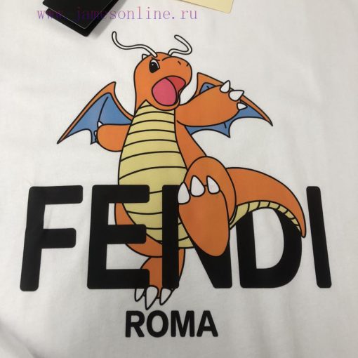 FENDI's New Summer Round Neck Short Sleeved T-shirt Weighs 270 Grams And Is Made Of High-end Pu tpu7zca5 - Image 5