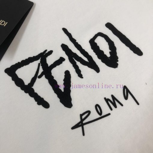 FENDI's New Summer Round Neck Short Sleeved T-shirt Weighs 270 Grams And Is Made Of High-end Pu ry7tisp2 - Image 6