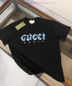 GUCCI's New Summer Round Neck Short Sleeved T-shirt Weighing 270 Grams Is Made Of High-quality ujuxhcrf