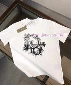 DIOR's New Summer Round Neck Short Sleeved T-shirt Is Made Of High-end Pure Cotton Fabric With syhbzzdy