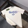 GUCCI's New Summer Round Neck Short Sleeved T-shirt Is Made Of High-end Pure Cotton Fabric With ksr907xh