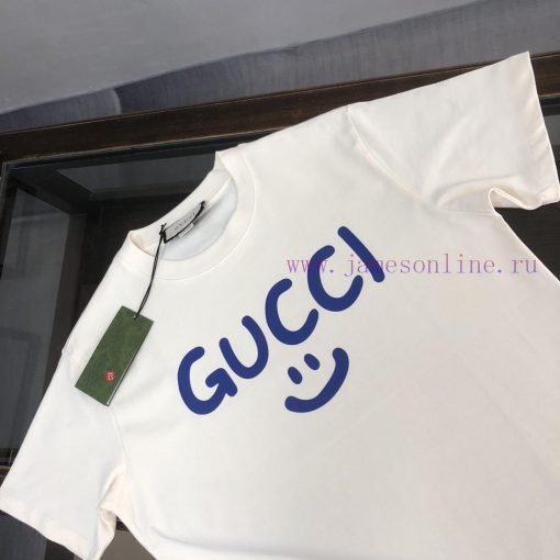 GUCCI's New Summer Round Neck Short Sleeved T-shirt Is Made Of High-end Pure Cotton Fabric With ksr907xh - Image 3