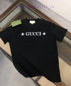 GUCCI's New Summer Round Neck Short Sleeved T-shirt Weighs 270 Grams And Is Made Of High-qualit v099sajl