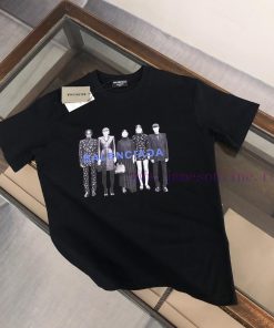 BALENCIAGA's New Summer Round Neck Short Sleeved T-shirt From Balenciaga Made Of 270g Heavy-dut 8bdi6mzi