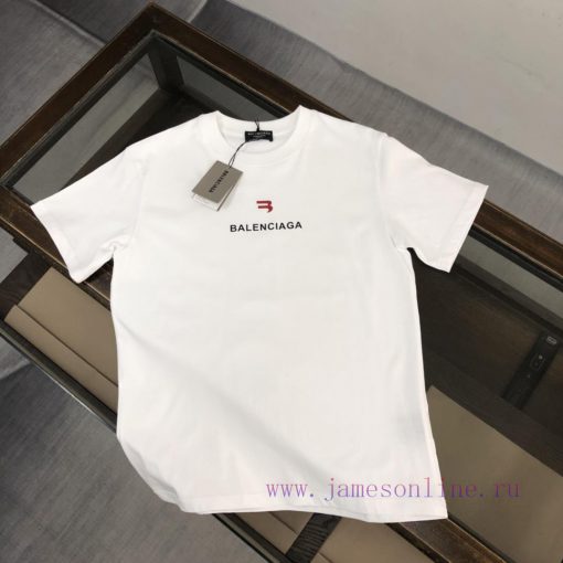 BALENCIAGA's New Summer Round Neck Short Sleeved T-shirt From Balenciaga Made Of 270g Heavy-dut 3azvyw2k - Image 2