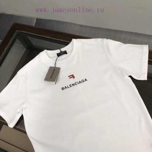 BALENCIAGA's New Summer Round Neck Short Sleeved T-shirt From Balenciaga Made Of 270g Heavy-dut 3azvyw2k - Image 4
