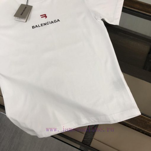 BALENCIAGA's New Summer Round Neck Short Sleeved T-shirt From Balenciaga Made Of 270g Heavy-dut 3azvyw2k - Image 6