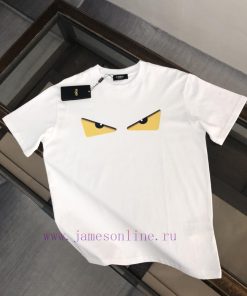 FENDI's New Summer Round Neck Short Sleeved T-shirt Weighs 270 Grams And Is Made Of High-end Pu a0k2qawu