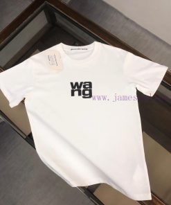 Alexander Wang/Alexander Wang's New Summer Round Neck Short Sleeved T-shirt Weighing 270g Is Ma 8i0dhmkd