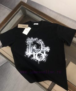 The DIOR 24SS Summer New Round Neck Short Sleeved T-shirt Is Made Of High-end Pure Cotton Fabri 6t8dkt0r