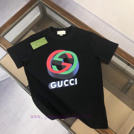 GUCCI's New Summer Round Neck Short Sleeved T-shirt Weighs 270 Grams And Is Made Of High-qualit t6eyaifr
