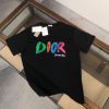 DIOR's New Summer Round Neck Short Sleeved T-shirt Weighs 270 Grams And Is Made Of High-end Pur yr2mj6yn