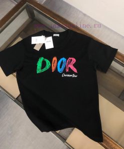 DIOR's New Summer Round Neck Short Sleeved T-shirt Weighs 270 Grams And Is Made Of High-end Pur yr2mj6yn
