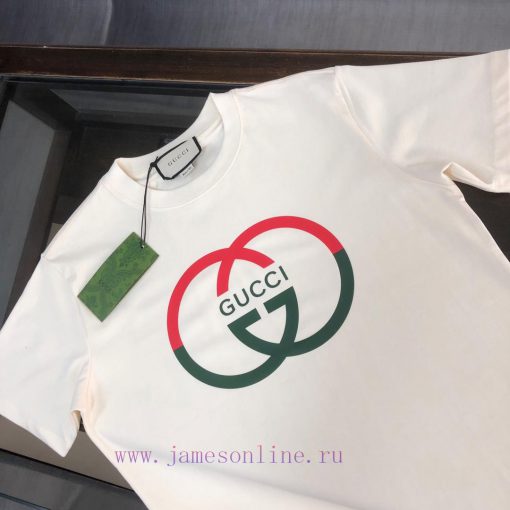 GUCCI's New Summer Round Neck Short Sleeved T-shirt Weighs 270 Grams And Is Made Of High-qualit f5oqated - Image 3