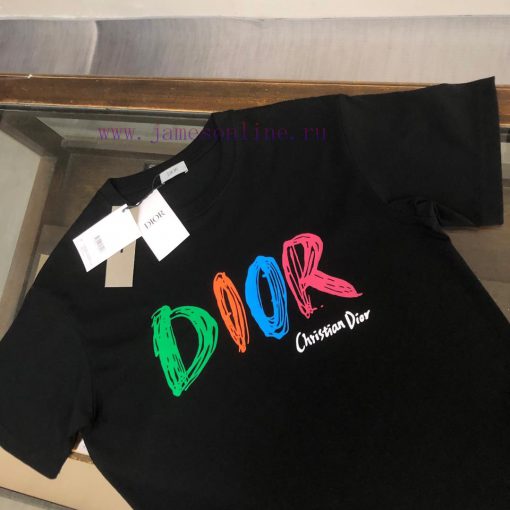 DIOR's New Summer Round Neck Short Sleeved T-shirt Weighs 270 Grams And Is Made Of High-end Pur yr2mj6yn - Image 4
