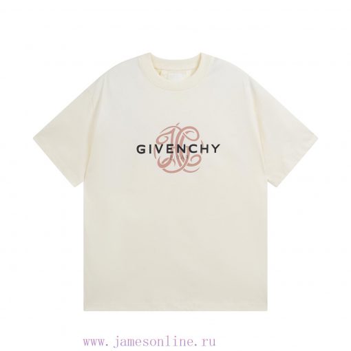 Top Level Detail ImagesGivenchy Givenchy Classic Letter Pattern Printed Short Sleeved T-shirt O tyfka6ct