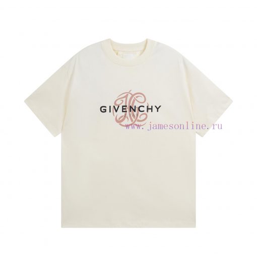 Top Level Detail ImagesGivenchy Givenchy Classic Letter Pattern Printed Short Sleeved T-shirt O tyfka6ct - Image 2