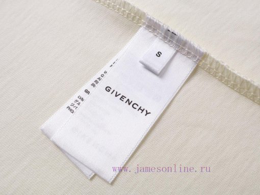 Top Level Detail ImagesGivenchy Givenchy Classic Letter Pattern Printed Short Sleeved T-shirt O tyfka6ct - Image 10