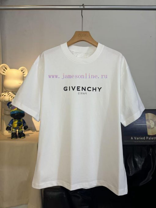 Top Level Real-life PhotosGivenchy Givenchy. 25SS Butterfly Whip Pattern Printed Short Sleeve T e9yj3dfm