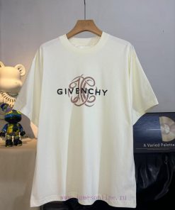 Top Level Real-life PhotosGivenchy Givenchy Classic Letter Pattern Printed Short Sleeved T-shir as73e5n2