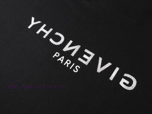Top Level Detail ImagesGivenchy Givenchy. 25SS Letter Mirror Pattern Printed Short Sleeved T-sh 07njzt2o - Image 7