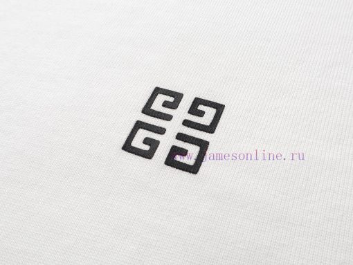 Top Level Real-life PhotosGivenchy Givenchy. 25SS Letter Mirror Pattern Printed Short Sleeved T d77qzy0h - Image 9