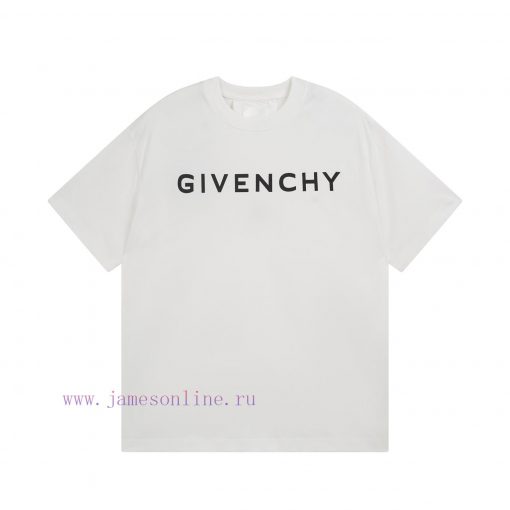 Top Level Detail ImagesGivenchy Givenchy. 25SS. Classic Letter Printed Short Sleeved T-shirtThe kkunz333 - Image 2