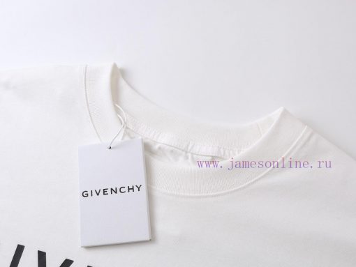 Top Level Detail ImagesGivenchy Givenchy. 25SS. Classic Letter Printed Short Sleeved T-shirtThe kkunz333 - Image 4