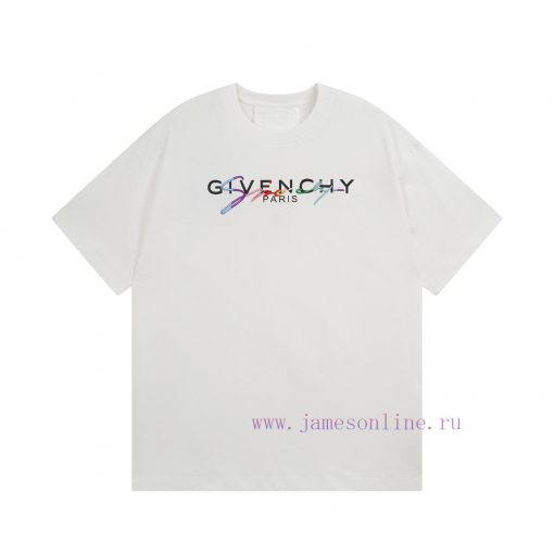 Top Level Detail ImagesGivenchy Givenchy. 25SS. Classic 3D Letter Rainbow Printed Embroidered S 7xa2txcn