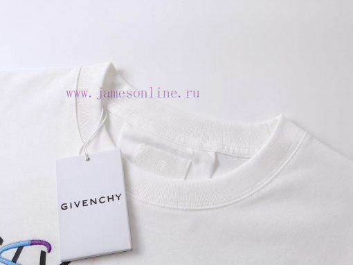 Top Level Detail ImagesGivenchy Givenchy. 25SS. Classic 3D Letter Rainbow Printed Embroidered S 7xa2txcn - Image 4