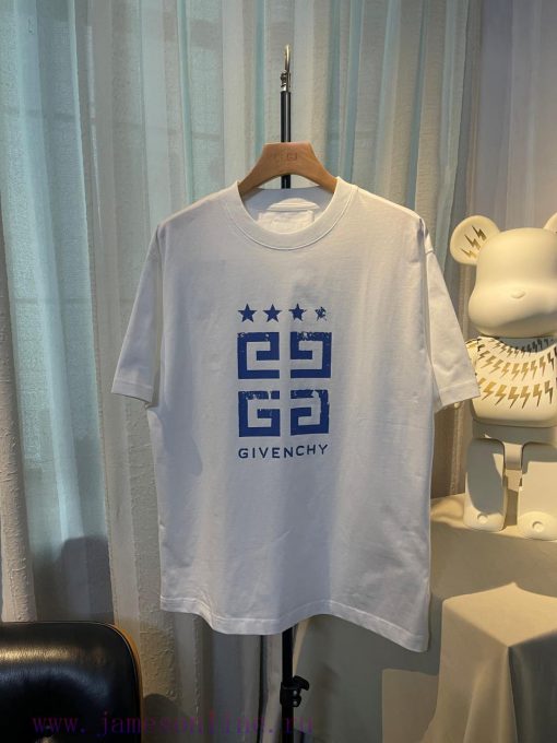 Top Level Real-life PhotosGivenchy Givenchy. 25SS. Classic 4G Printed Short Sleeve T-shirtThe F e14ines0