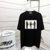 LOEWE 2025 Spring/Summer New Short Sleeve Half Sleeve T-shirt-Using 280g Double Yarn-Adopting T ey3dny3z