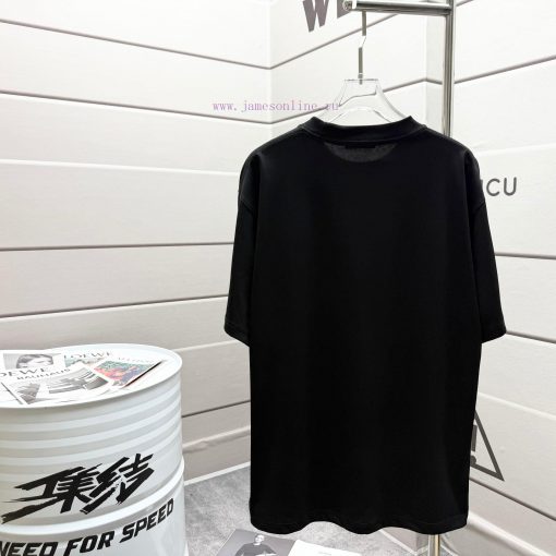 LOEWE 2025 Spring/Summer New Short Sleeve Half Sleeve T-shirt-Using 280g Double Yarn-Adopting T ey3dny3z - Image 3